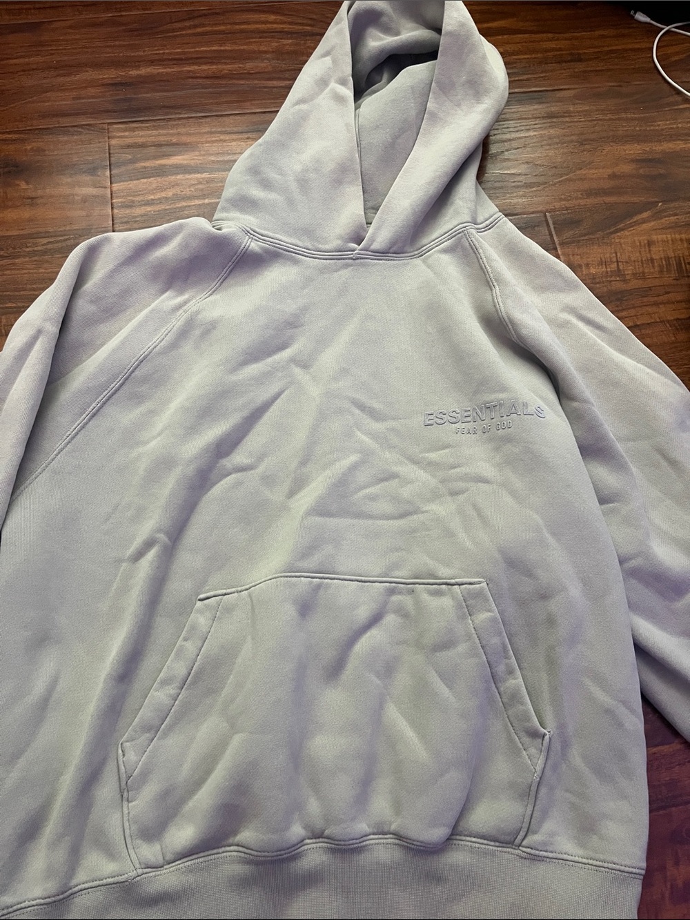 Fear of God ESSENTIALS Men’s Lavender Crewneck Hoodie